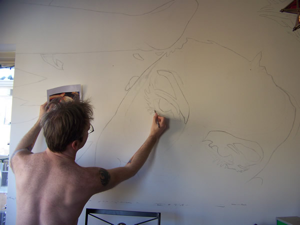 Dona Diabla - Drawing it out.